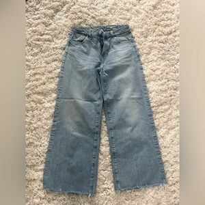 Classic Blue Wide-Leg Jeans